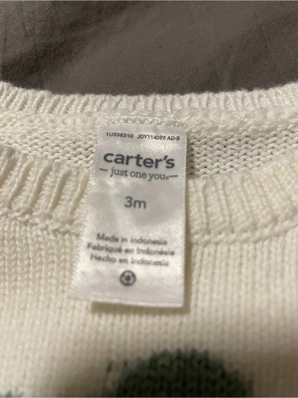 NWT Carters Shamrock Clover Knit Top & Pants St Patrick’s babies size 3 month 3m